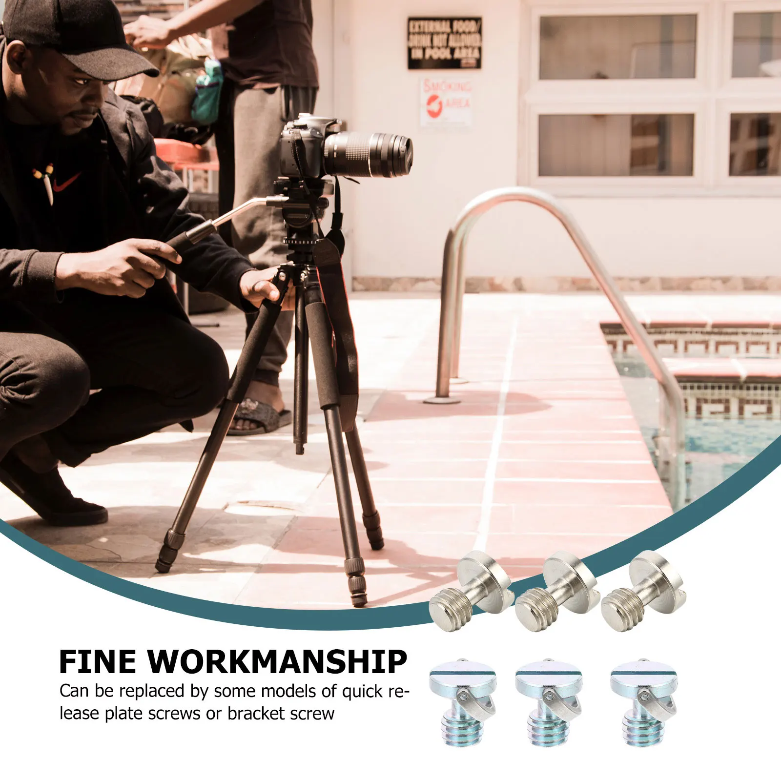 6pcs 3 8 Inch Camera Screw Accessories Tripod Slotted Quick Release Plate Monopod D Ring Fixing Photography Equipment
6pcs 3 8 Inch Camera Screw Accessories Tripod Slotted Quick Release Plate Monopod D Ring Fixing Photography Equipment