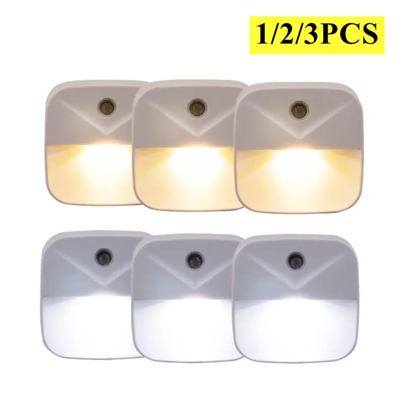 1/2/3PCS LED Night Light Smart Sensor Lighting Mini EU US Plug Night Light Children Room Bedroom Decoration Lights Lighting
1/2/3PCS LED Night Light Smart Sensor Lighting Mini EU US Plug Night Light Children Room Bedroom Decoration Lights Lighting