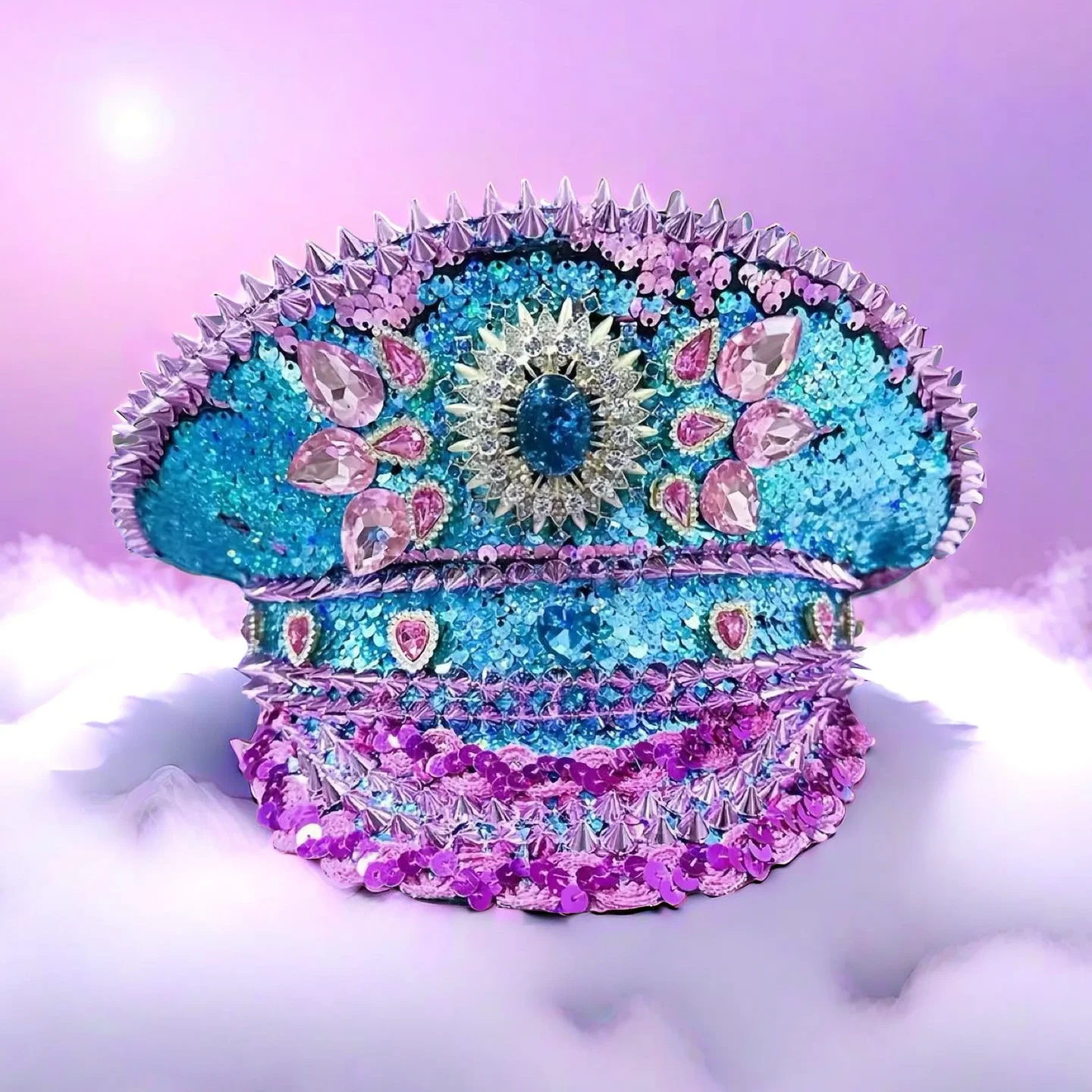 HongLuan Blue Beach Цилиндр в стиле стимпанк, Женская шляпа капитана со стразами, Фестивальные аксессуары Burning Man, Rave Caps для мужчин
HongLuan Blue Beach Цилиндр в стиле стимпанк, Женская шляпа капитана со стразами, Фестивальные аксессуары Burning Man, Rave Caps для мужчин