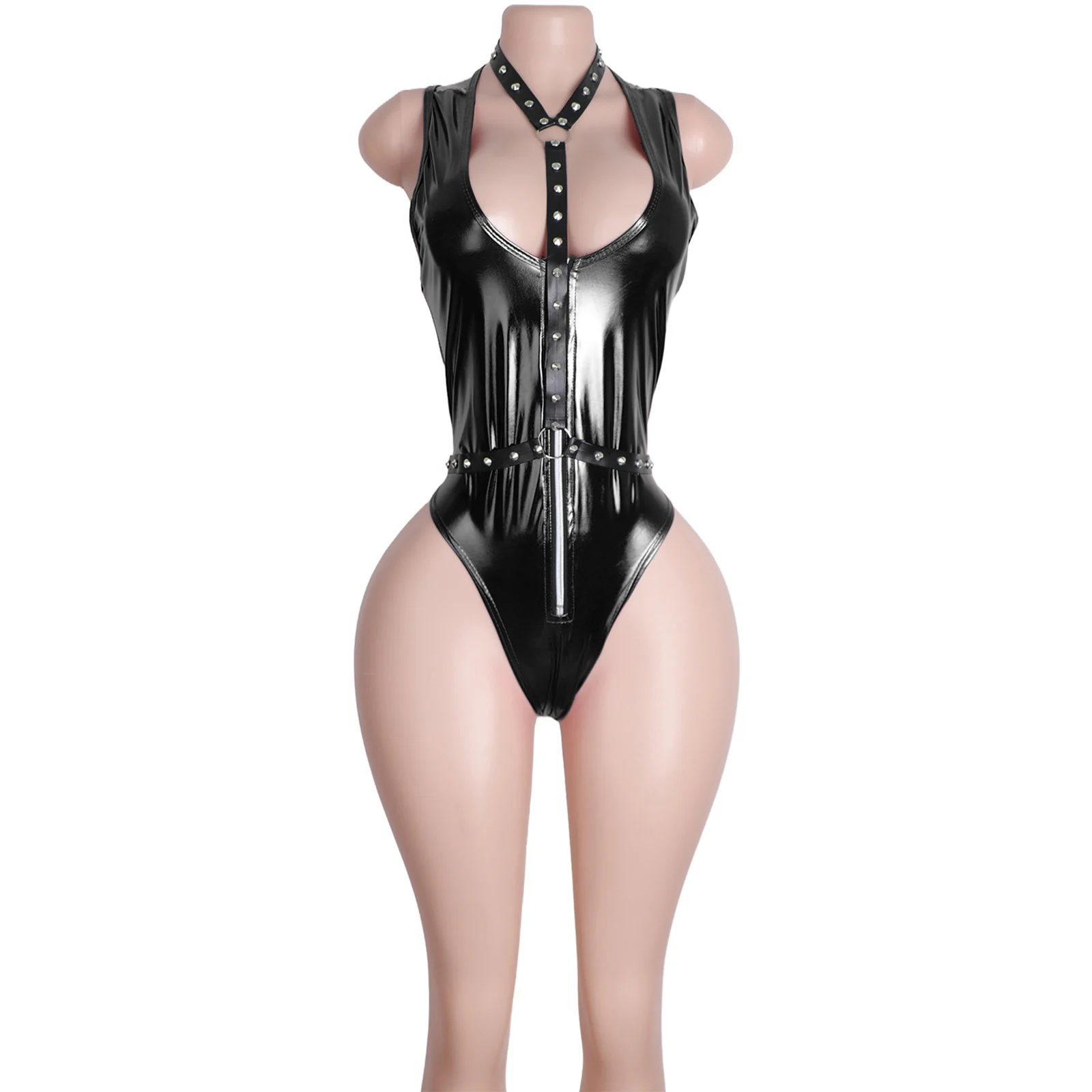 Zipper Belt Buckle Patent Leather Lingerie Thong Metal Sexy Bodysuit Clubwear Performance Wear Erotic Dancewear
Zipper Belt Buckle Patent Leather Lingerie Thong Metal Sexy Bodysuit Clubwear Performance Wear Erotic Dancewear