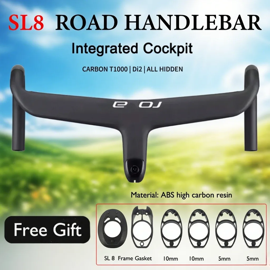 T800 full carbon fiber integrated road handlebar,original 1:1 design/lightweight competition-level bicycle handlebar Free spacer
T800 full carbon fiber integrated road handlebar,original 1:1 design/lightweight competition-level bicycle handlebar Free spacer