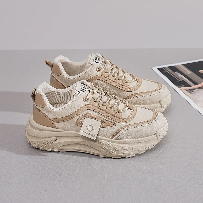 New Style Women's Platform Sneakers Outdoor Leisure Heightening Vulcanized Shoes Korean Style Trendy Designer Womens Shoes 2025
New Style Women's Platform Sneakers Outdoor Leisure Heightening Vulcanized Shoes Korean Style Trendy Designer Womens Shoes 2025