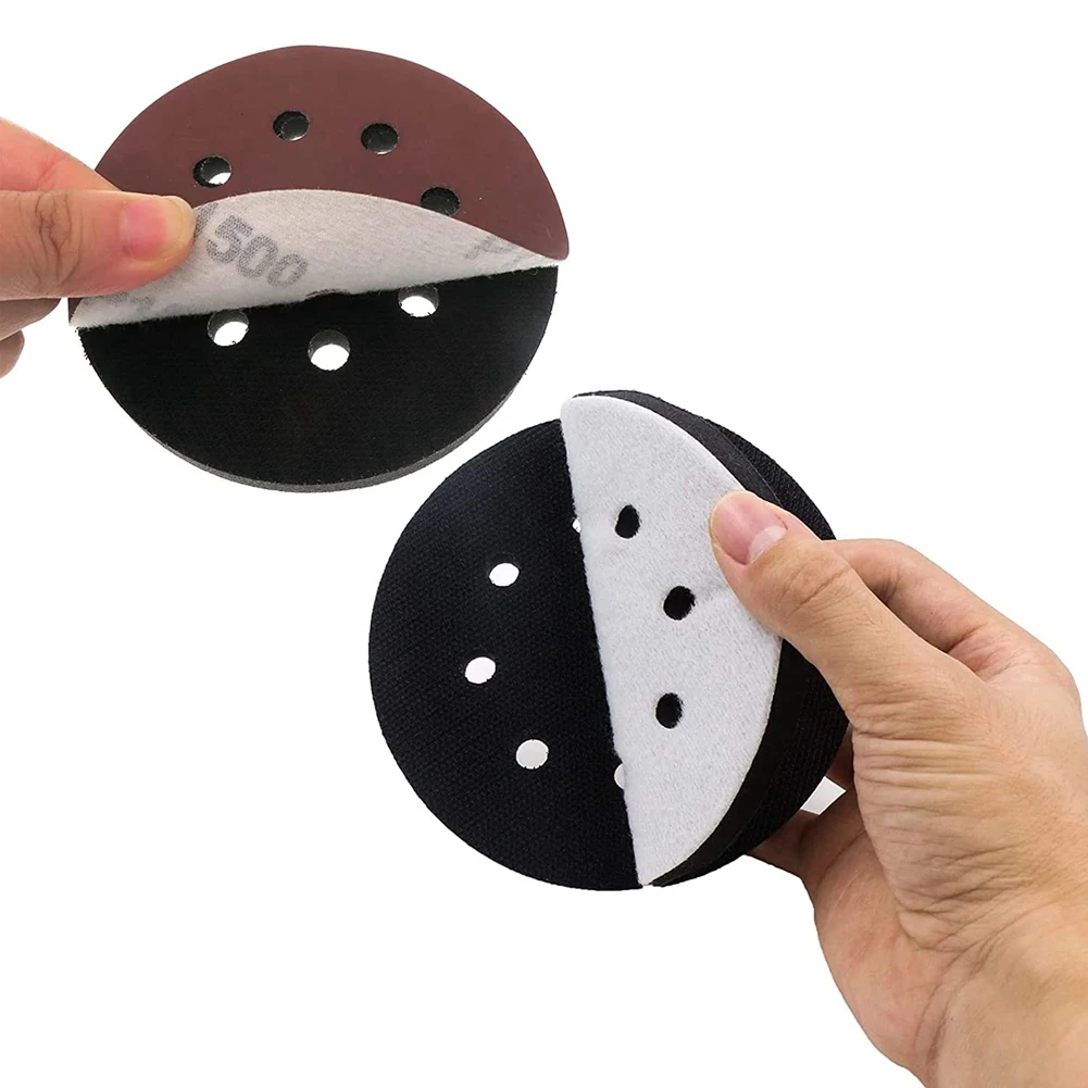ABUI-6PCS 5 Inch(125Mm) 8-Hole Soft Sponge Interface Pad For Sanding Pads And Hook&Loop Sanding Discs For Surface Polishing
ABUI-6PCS 5 Inch(125Mm) 8-Hole Soft Sponge Interface Pad For Sanding Pads And Hook&Loop Sanding Discs For Surface Polishing