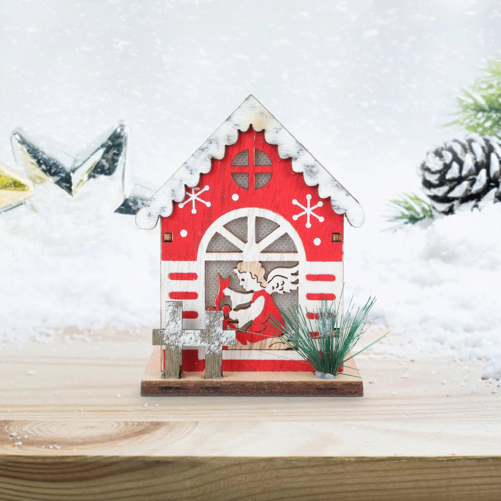 Wooden Decor Mini Festival Ornament Xmas Led Light Craft For Christmas Party Home Bar Restaurant Decoration
Wooden Decor Mini Festival Ornament Xmas Led Light Craft For Christmas Party Home Bar Restaurant Decoration