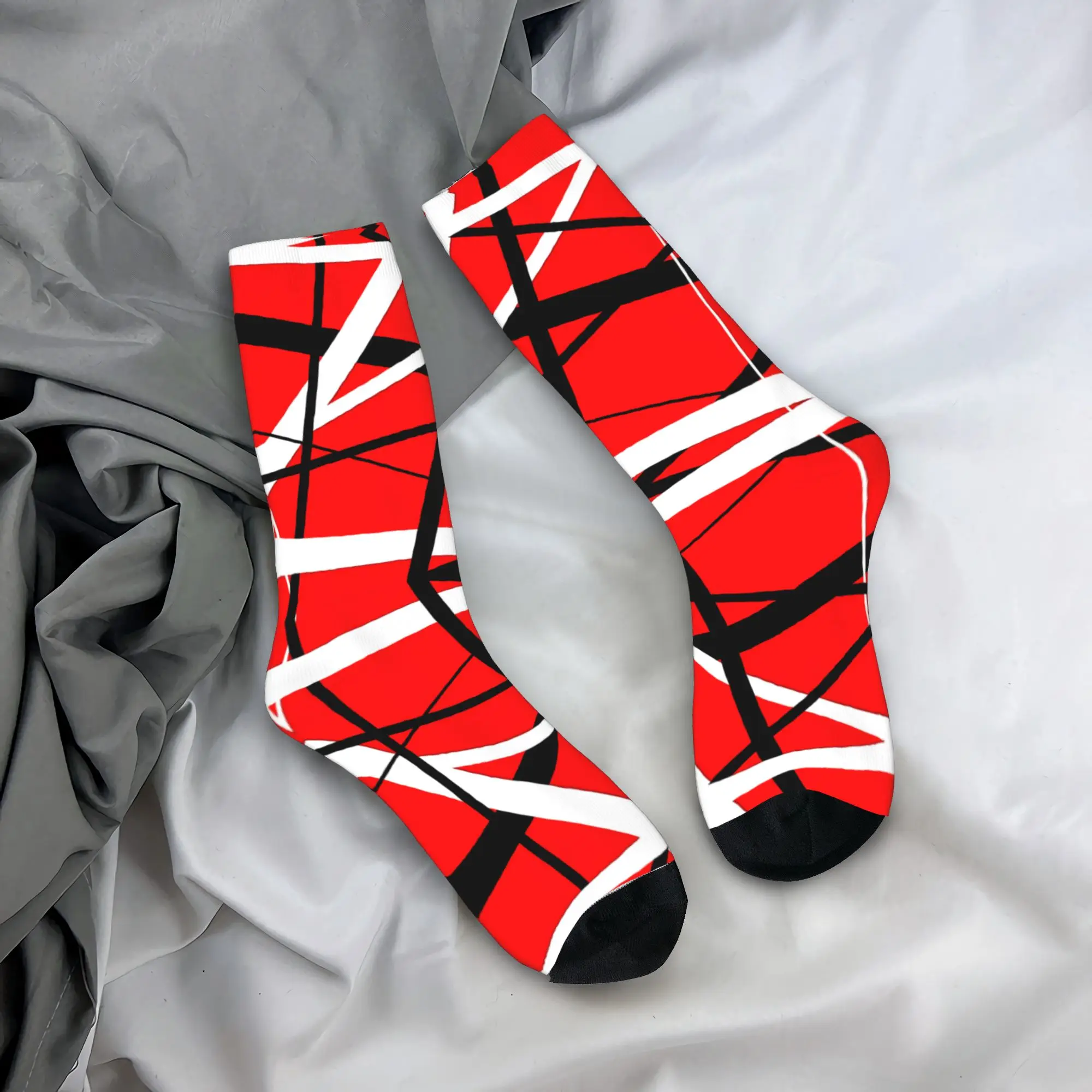 Abstract Red And Black With White Lines Van Halen Stockings Socks Men's Warm Soft Socks Autumn Anti Skid Socks Birthday Present
Abstract Red And Black With White Lines Van Halen Stockings Socks Men's Warm Soft Socks Autumn Anti Skid Socks Birthday Present
