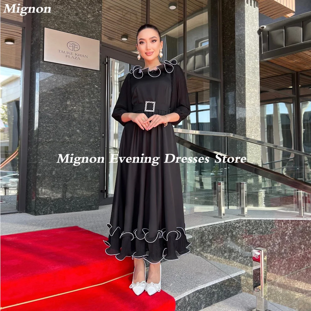 Mignon Chiffon A-line Scoop Neckline Popular Ruffle Prom Gown Ankle-length Elegant Formal Evening Party Dress for Women 2023
Mignon Chiffon A-line Scoop Neckline Popular Ruffle Prom Gown Ankle-length Elegant Formal Evening Party Dress for Women 2023