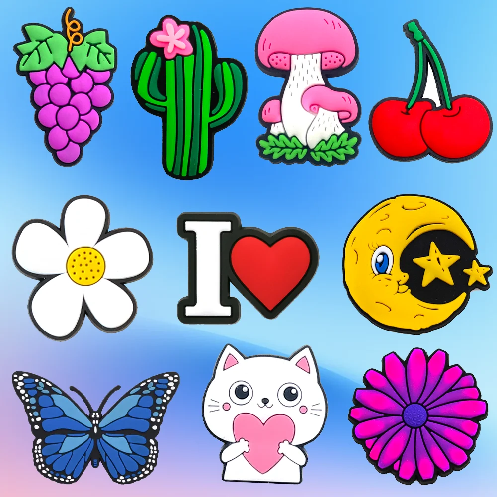 1PCS PVC mushroom Shoe Charms Accessories Buckle Fit Wristbands Shoe Charms Decoration
1PCS PVC mushroom Shoe Charms Accessories Buckle Fit Wristbands Shoe Charms Decoration