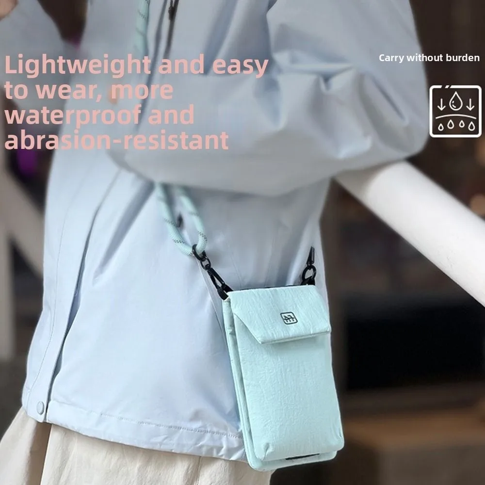 Nylon Mobile Phone Bag Lightweight Waterproof Crossbody Bag Vertical Storage Zipper Closure Phone Purse Casual Wear
Nylon Mobile Phone Bag Lightweight Waterproof Crossbody Bag Vertical Storage Zipper Closure Phone Purse Casual Wear