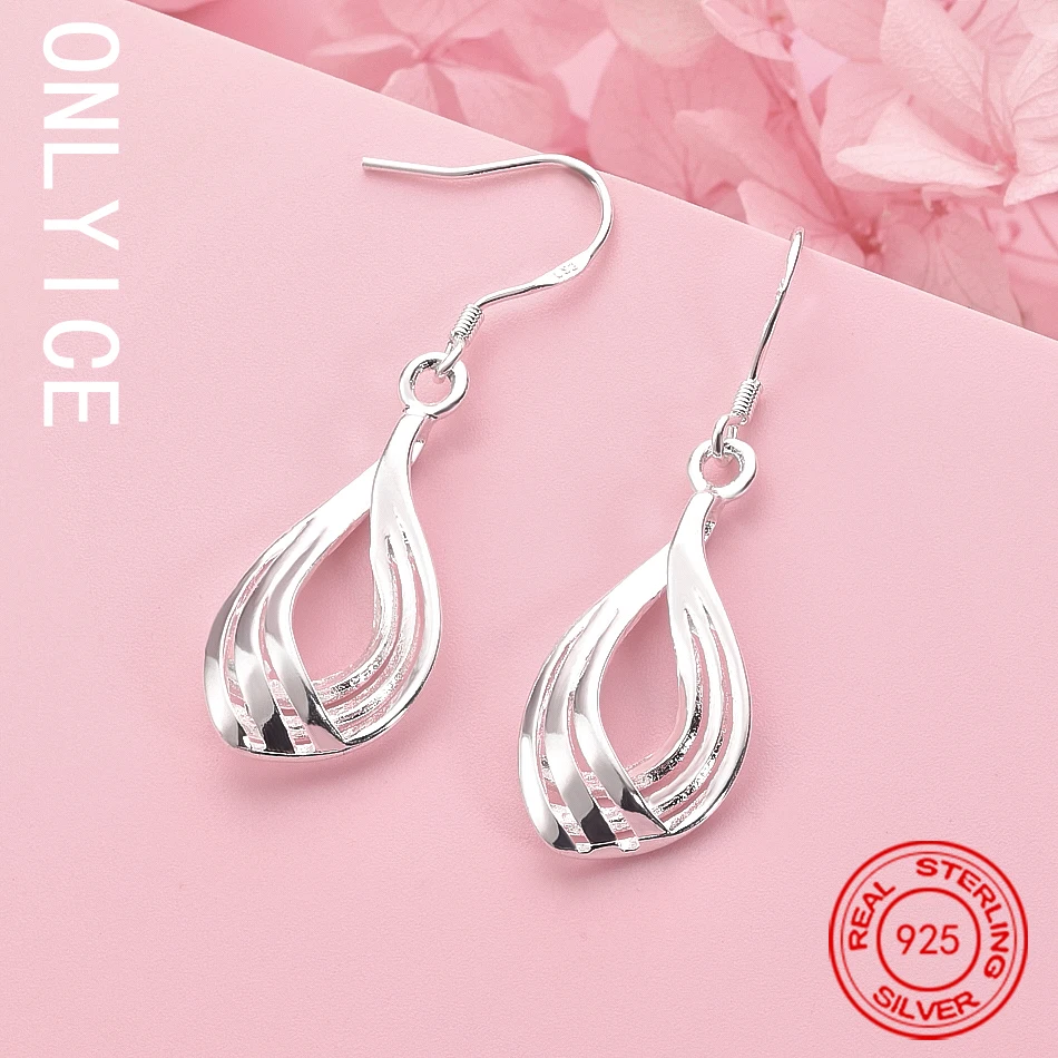 925 Sterling Silver Earrings Fashion Jewelry Elegant Woman Charm Twist Wavy Line Drop Earrings Trendsetter Christmas Gifts
925 Sterling Silver Earrings Fashion Jewelry Elegant Woman Charm Twist Wavy Line Drop Earrings Trendsetter Christmas Gifts