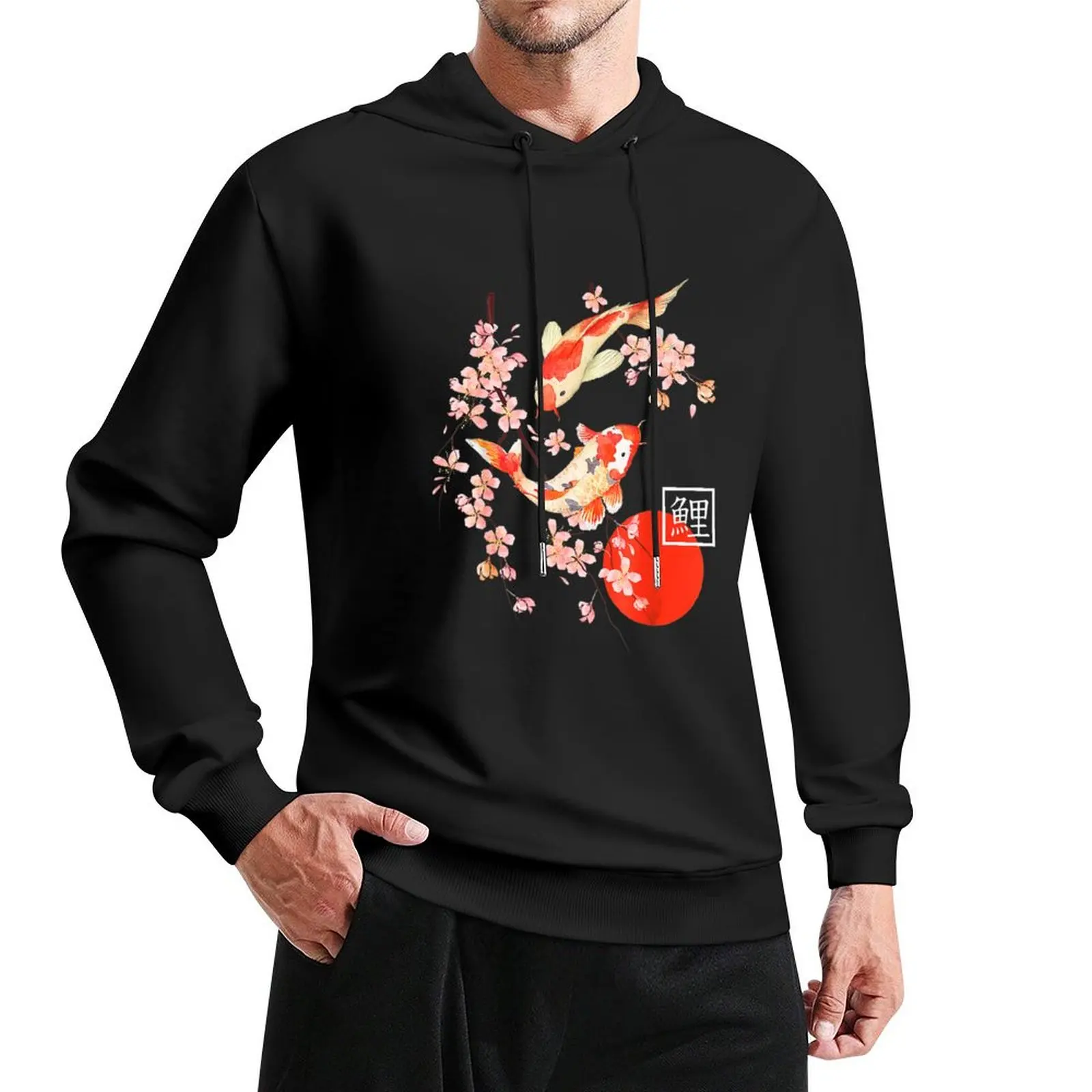 Пуловер с капюшоном Cherry Blossom Koi Carp Fish, японская сакура, одежда в стиле аниме, толстовка с графическим рисунком в японском стиле
Пуловер с капюшоном Cherry Blossom Koi Carp Fish, японская сакура, одежда в стиле аниме, толстовка с графическим рисунком в японском стиле