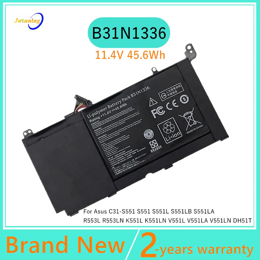 New Laptop Battery For Asus B31N1336 C31-S551 S551 S551L S551LB S551LA R553L R553LN K551L K551LN V551L V551LA V551LN DH51T
New Laptop Battery For Asus B31N1336 C31-S551 S551 S551L S551LB S551LA R553L R553LN K551L K551LN V551L V551LA V551LN DH51T