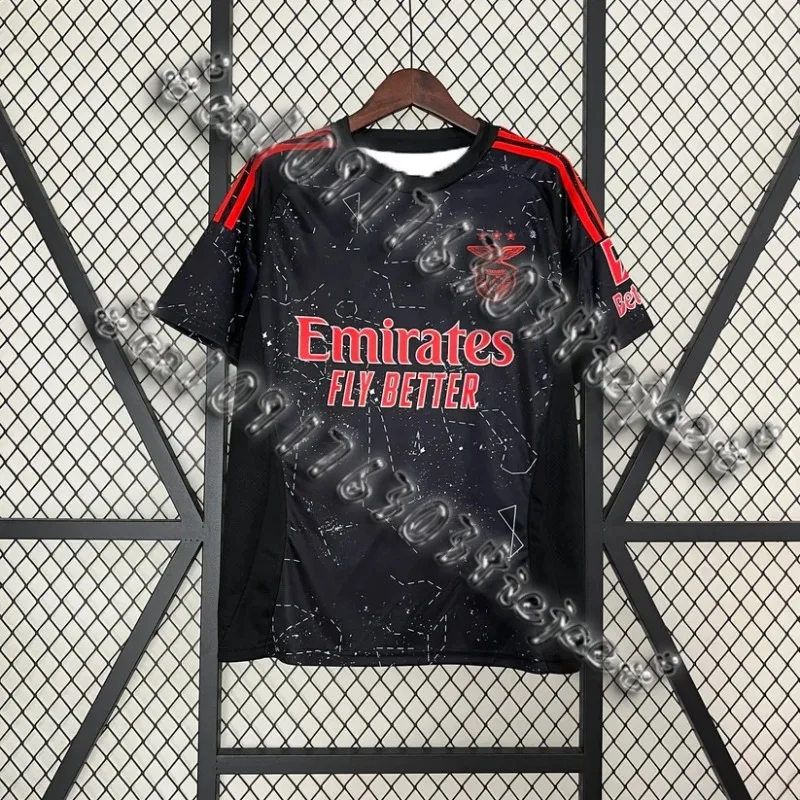 25 Benfica Away Black Jersey Printed Jersey Football Fan Replica Women Casual T-shirt Quick Drying Breathable and Comfortable
25 Benfica Away Black Jersey Printed Jersey Football Fan Replica Women Casual T-shirt Quick Drying Breathable and Comfortable