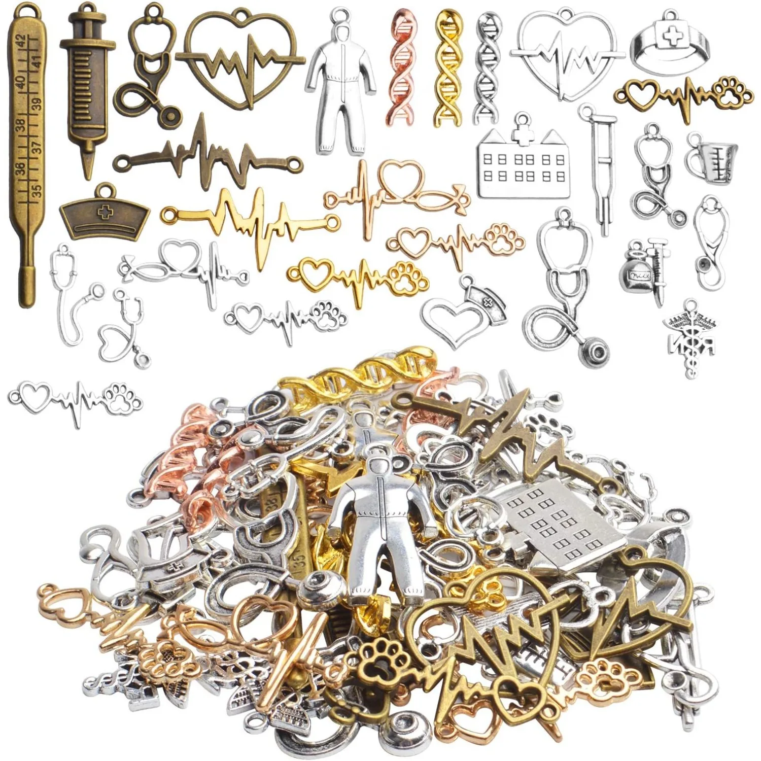 100 г (около 40-70 шт.) медицинские ремесла, кулон, больничная медсестра, стетоскоп, шприц, кепка медсестры, шляпа, подвески для изготовления ювелирных изделий своими руками
100 г (около 40-70 шт.) медицинские ремесла, кулон, больничная медсестра, стетоскоп, шприц, кепка медсестры, шляпа, подвески для изготовления ювелирных изделий своими руками