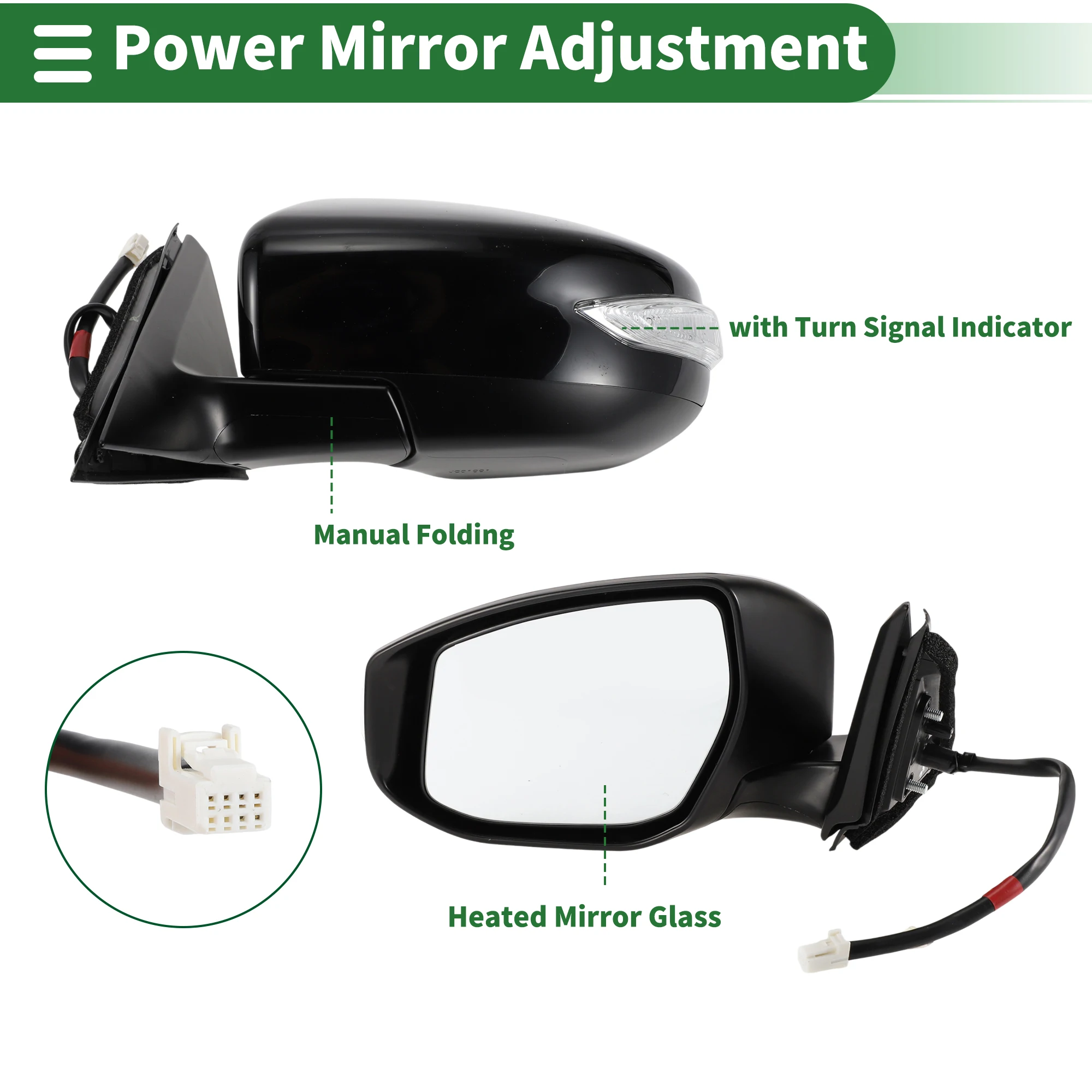 UXCELL Left Side Door Mirror Replace for Nissan Altima 2013-2018 Manual Folding Black
UXCELL Left Side Door Mirror Replace for Nissan Altima 2013-2018 Manual Folding Black