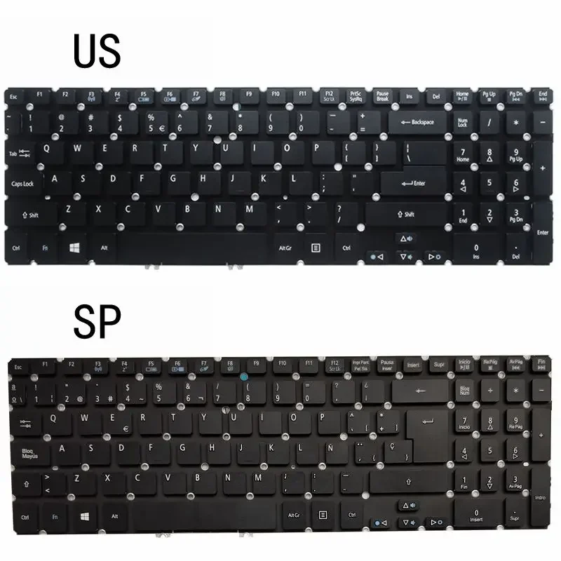 NEW US/SP LAPTOP KEYBOARD FOR ACER Aspire M3-581 M5-581 581T 581G V5-531 531G 551 551G 571 571G 571P 531P
NEW US/SP LAPTOP KEYBOARD FOR ACER Aspire M3-581 M5-581 581T 581G V5-531 531G 551 551G 571 571G 571P 531P