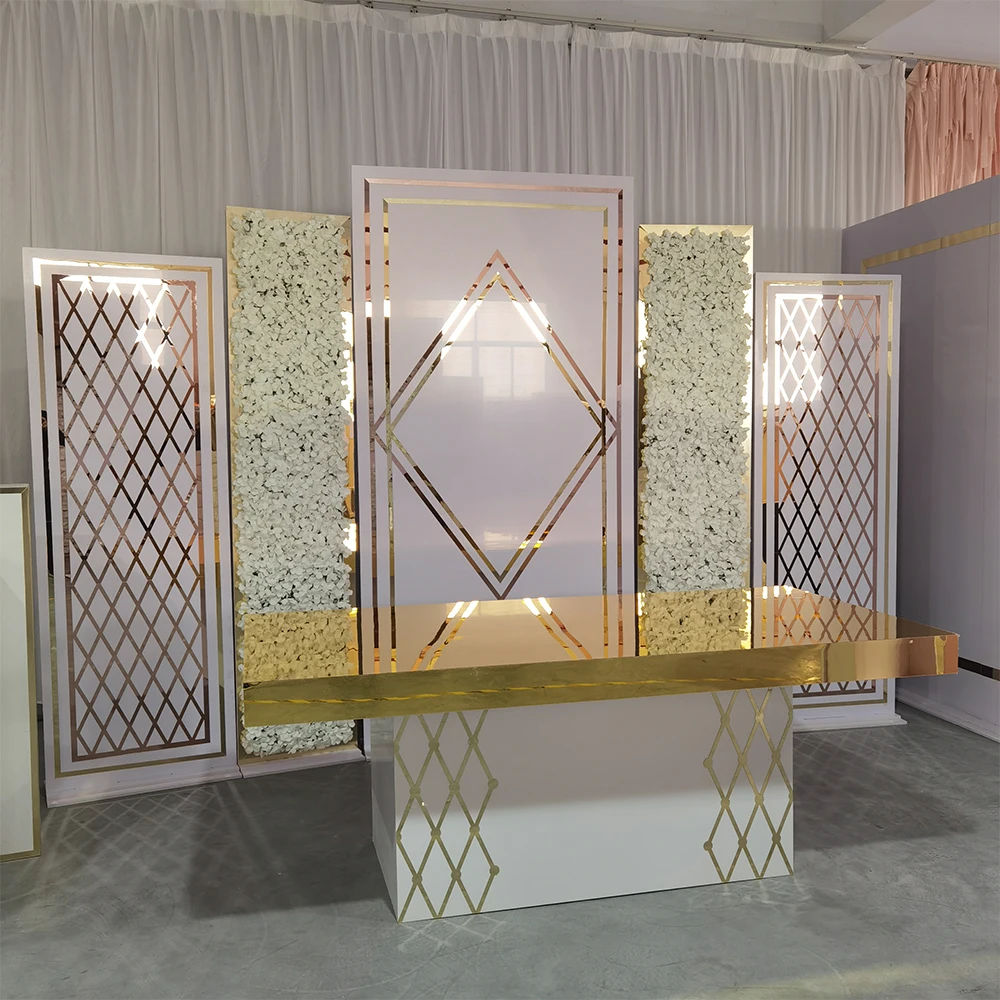 Hot Selling Luxury Big Back Drop Decoration Wedding Event PVC Acrylic Backdrop For Wedding Decoration
Hot Selling Luxury Big Back Drop Decoration Wedding Event PVC Acrylic Backdrop For Wedding Decoration