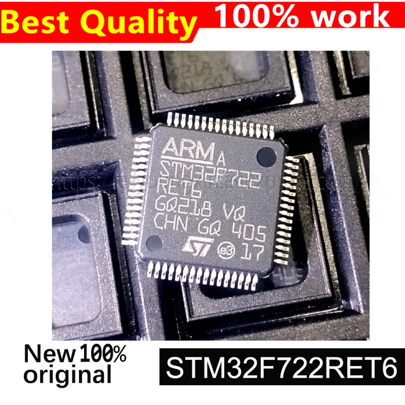 5PCS/LOT STM32F722RET6 STM32F722 LQFP-64 100% New Original 32-bit microcontroller MCU
5PCS/LOT STM32F722RET6 STM32F722 LQFP-64 100% New Original 32-bit microcontroller MCU