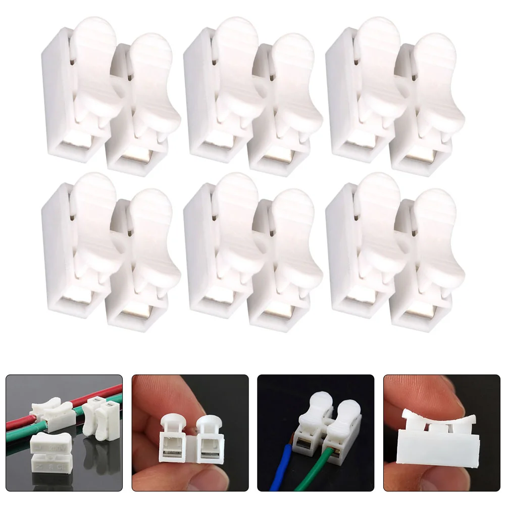 100 Pcs Terminals Regulator Electrical Connector Solderless Circuit Wire Connectors Spring Self-locking Block Dedicated
100 Pcs Terminals Regulator Electrical Connector Solderless Circuit Wire Connectors Spring Self-locking Block Dedicated