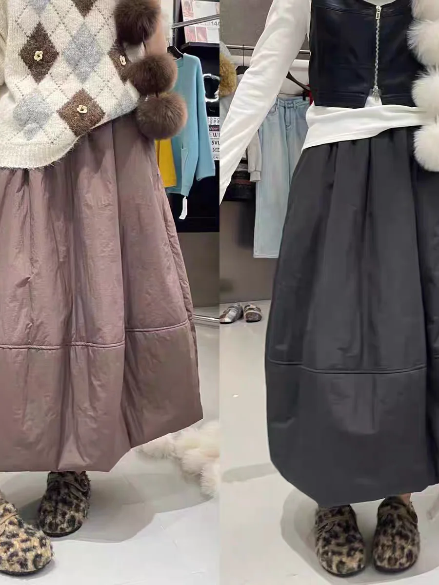 Warm Simple Cotton Bloomer Skirt for Winter Large Size Korean Sle Versatile f-length A-line Skirt Commute Straight Cut
Warm Simple Cotton Bloomer Skirt for Winter Large Size Korean Sle Versatile f-length A-line Skirt Commute Straight Cut