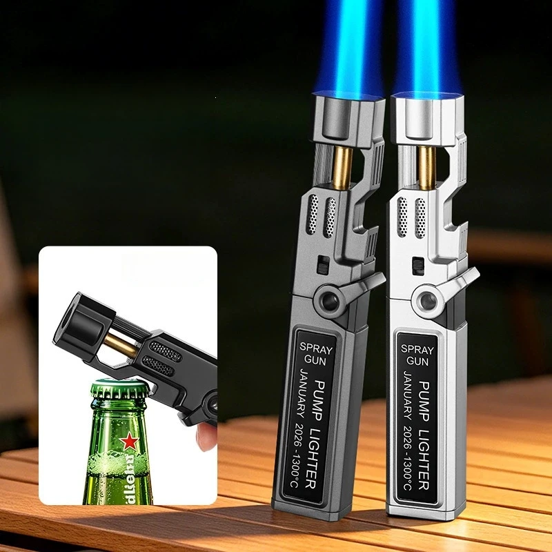 Metal high-temperature high firepower ignition gun windproof spray flame bottle opener lock fire barbecue outdoor lighter
Metal high-temperature high firepower ignition gun windproof spray flame bottle opener lock fire barbecue outdoor lighter