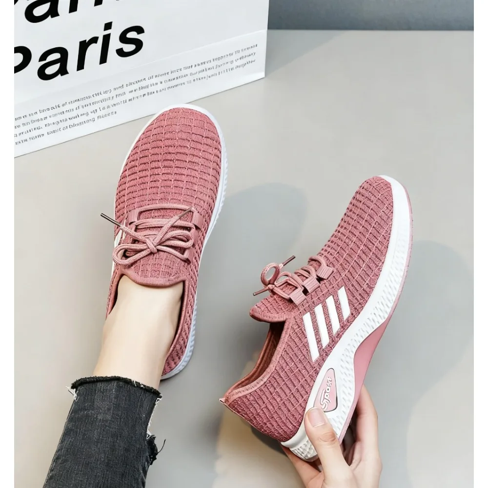 New 2025 Trendy Women's Mesh Low-Top Running Sneakers with Air Mesh for Spring and Summer Women Flat Shoes
New 2025 Trendy Women's Mesh Low-Top Running Sneakers with Air Mesh for Spring and Summer Women Flat Shoes
