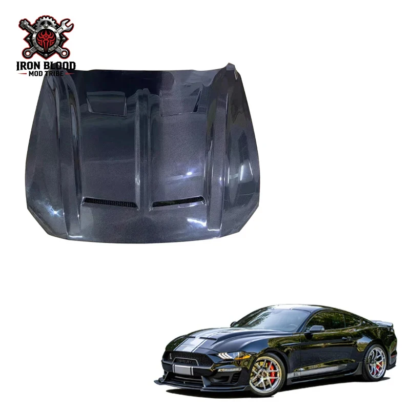Suitable for 18-21 Vehicle Modification Parts Carbon Fiber Cover Mustang Refit Super Snake Style Engine Bonnet Hood
Suitable for 18-21 Vehicle Modification Parts Carbon Fiber Cover Mustang Refit Super Snake Style Engine Bonnet Hood