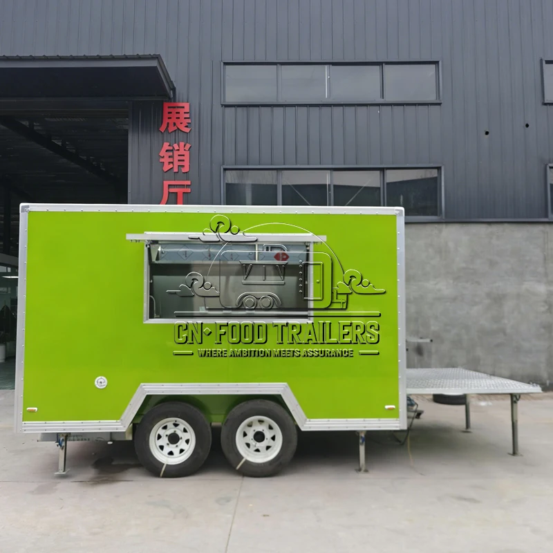 CN Food Trailer Многофункциональный пищевой грузовик с кофемашиной для печи для пиццы и станцией мороженого для уличного бизнеса
CN Food Trailer Многофункциональный пищевой грузовик с кофемашиной для печи для пиццы и станцией мороженого для уличного бизнеса