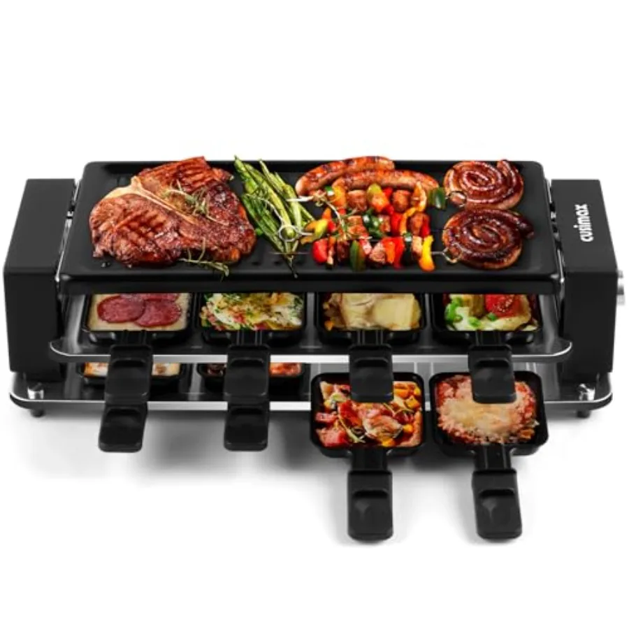 Raclette Grill Korean BBQ Grill Portable Raclette Table Grill Electric Grill with Non-stick Plate Adjustable Temperature Contro
Raclette Grill Korean BBQ Grill Portable Raclette Table Grill Electric Grill with Non-stick Plate Adjustable Temperature Contro