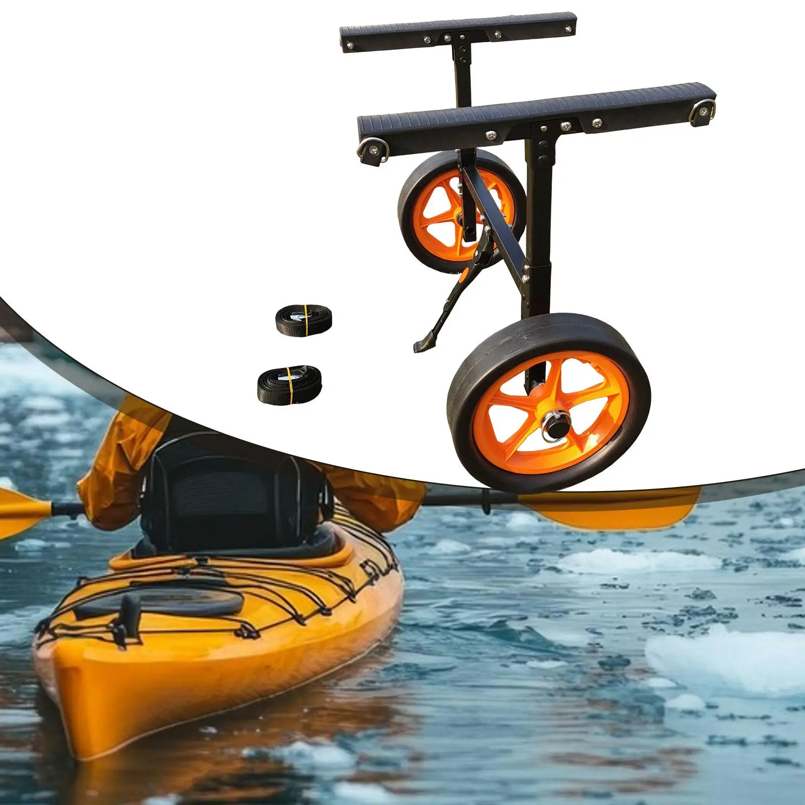 Kayak Cart Canoe Cart Dolly Foldable Sturdy Iron Portable for Paddleboards Float
Kayak Cart Canoe Cart Dolly Foldable Sturdy Iron Portable for Paddleboards Float