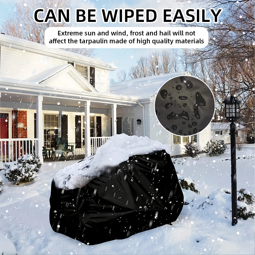 Lawn Mower Cover 210D Oxford Cloth Sun Protective Cover Waterproof Rain Proof Cover for Lawn Mowers Covering
Lawn Mower Cover 210D Oxford Cloth Sun Protective Cover Waterproof Rain Proof Cover for Lawn Mowers Covering