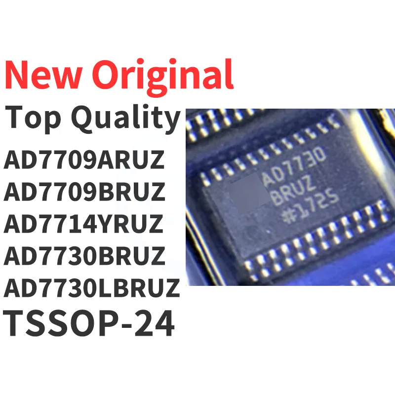 (1 шт.) AD7709ARUZ AD7709BRUZ AD7714YRUZ AD7730BRUZ AD7730LBRUZ TSSOP-24 Новый оригинальный
(1 шт.) AD7709ARUZ AD7709BRUZ AD7714YRUZ AD7730BRUZ AD7730LBRUZ TSSOP-24 Новый оригинальный