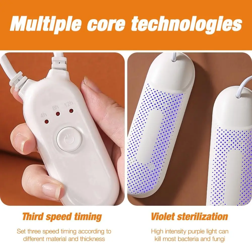 2025 Новая электрическая сушилка для обуви, сушилка для ботинок, дезодоратор для подогрева ног с 3 режимами таймера, подходит для обуви, перчаток, носков, лыжных ботинок
2025 Новая электрическая сушилка для обуви, сушилка для ботинок, дезодоратор для подогрева ног с 3 режимами таймера, подходит для обуви, перчаток, носков, лыжных ботинок