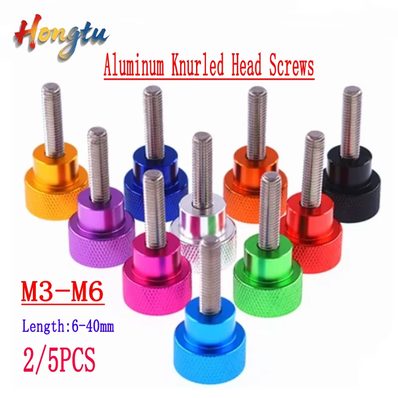 2/5PCS M3 - M6 Hand - Tighten Thumb Screws! Aluminum Knurled Head + Stainless Steel Thread
2/5PCS M3 - M6 Hand - Tighten Thumb Screws! Aluminum Knurled Head + Stainless Steel Thread