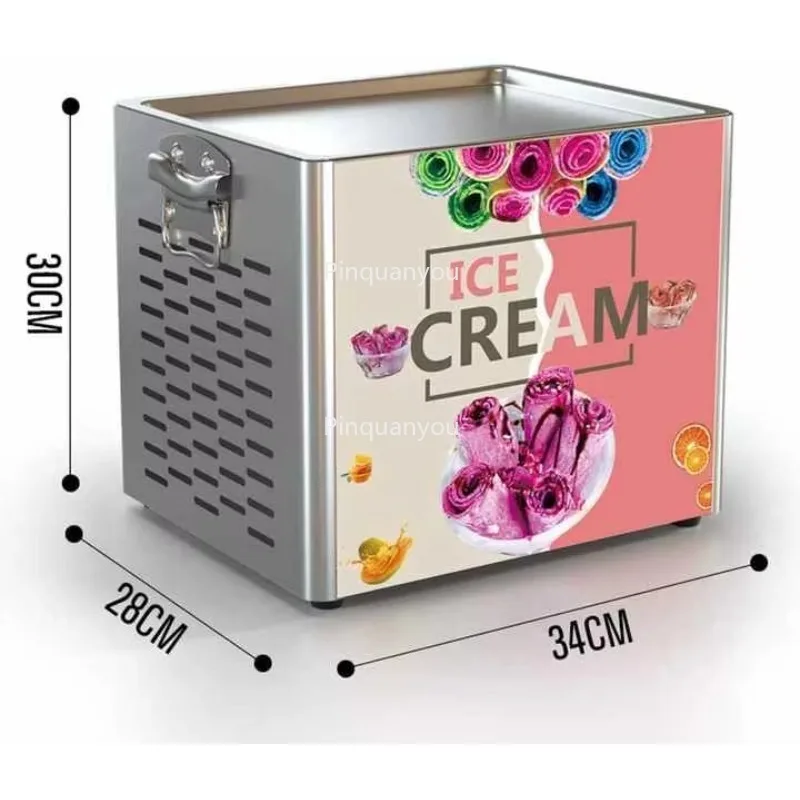 Commercial Type Mini Melts Balls Ice Cream Rolls Small Fried Home Used Ice Cream Roll Machine
Commercial Type Mini Melts Balls Ice Cream Rolls Small Fried Home Used Ice Cream Roll Machine