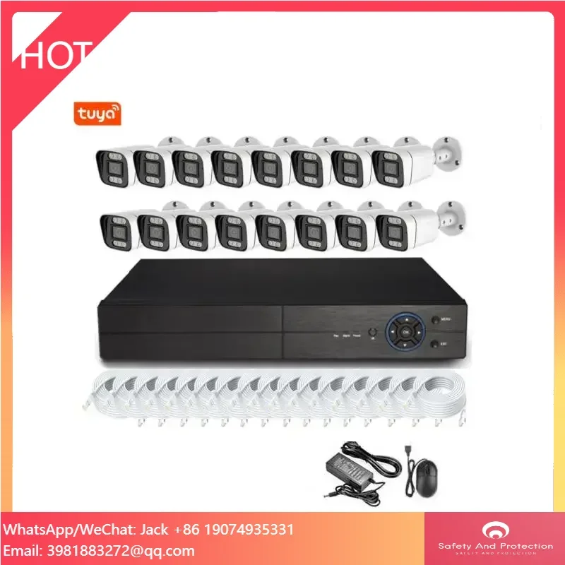 Tuya 4MP Full Color Outdoor Night Vision Metal Bullet Turret POE IP Security Camera System With Audio And Speaker
Tuya 4MP Full Color Outdoor Night Vision Metal Bullet Turret POE IP Security Camera System With Audio And Speaker