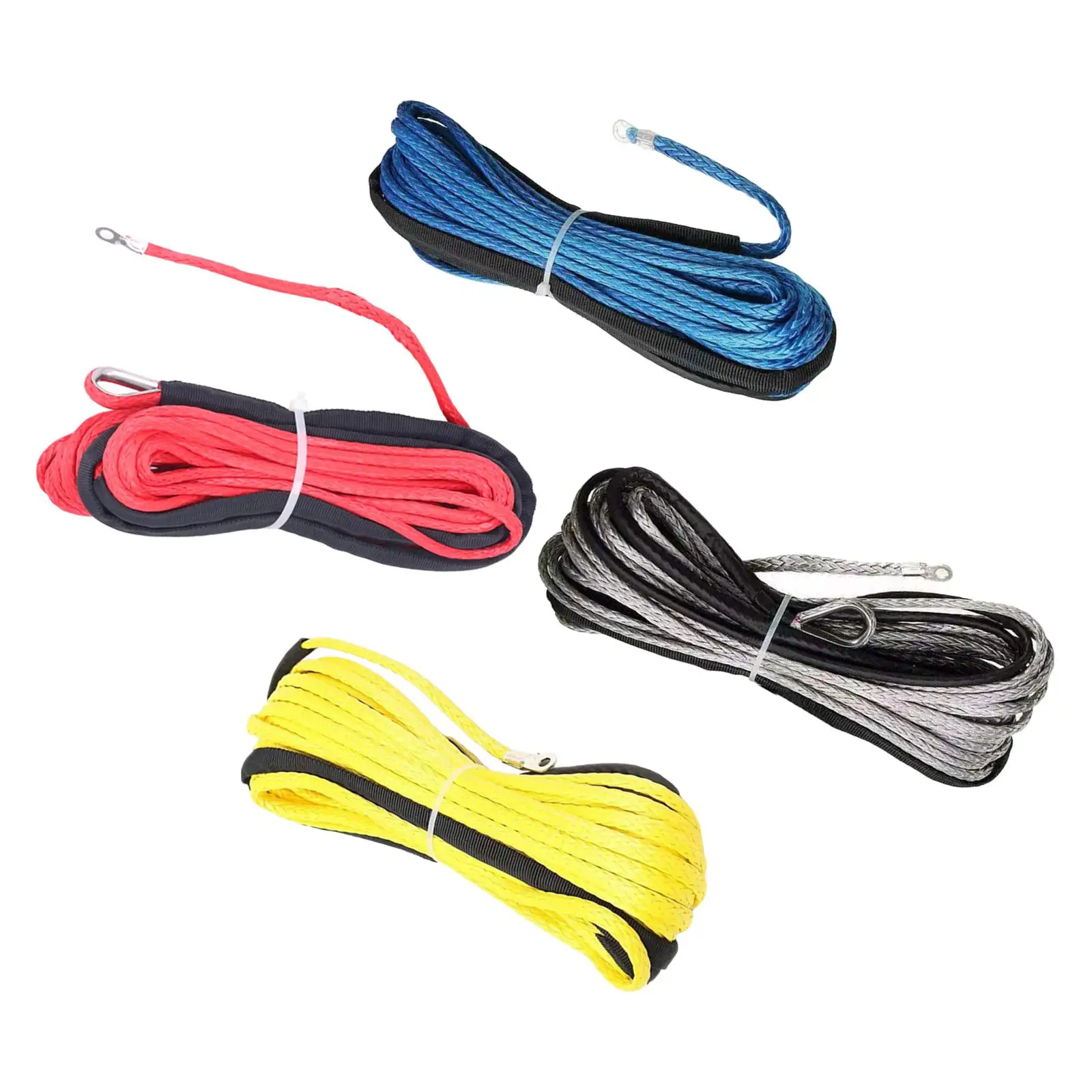 Synthetic Winch Rope 50ft Belt Strap Rope Heavy Duty Synthetic Fiber Universal 4.8mm Towing Winch Cable Boat UTV RV Truck Cars
Synthetic Winch Rope 50ft Belt Strap Rope Heavy Duty Synthetic Fiber Universal 4.8mm Towing Winch Cable Boat UTV RV Truck Cars
