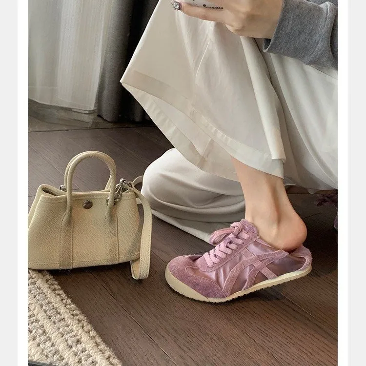 Soft leather breathable vintage German training shoes for women, 2025 new lace-up color-block casual shoes, sports plimsolls
Soft leather breathable vintage German training shoes for women, 2025 new lace-up color-block casual shoes, sports plimsolls