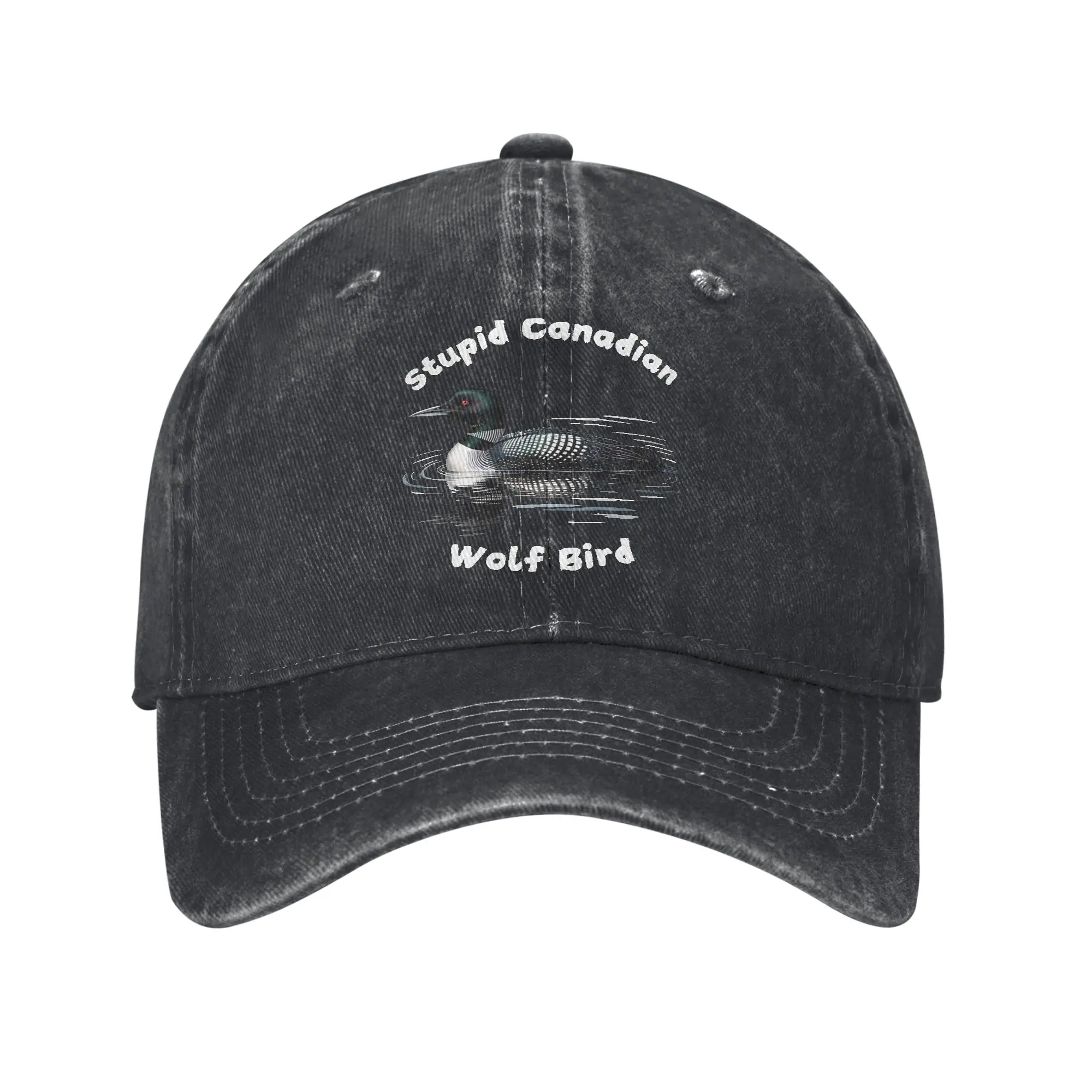 Stupid Canadian Wolf Bird Loon Washed Baseball Cap Casual Sun Trucker Hat Summer Female Male Tennis Skate Baseball Caps
Stupid Canadian Wolf Bird Loon Washed Baseball Cap Casual Sun Trucker Hat Summer Female Male Tennis Skate Baseball Caps