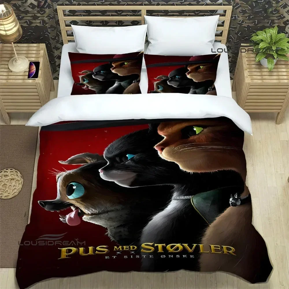 Puss in Boots Cartoon printed Bedding Sets exquisite supplies set duvet cover bed comforter set bedding set luxury birthday gift
Puss in Boots Cartoon printed Bedding Sets exquisite supplies set duvet cover bed comforter set bedding set luxury birthday gift