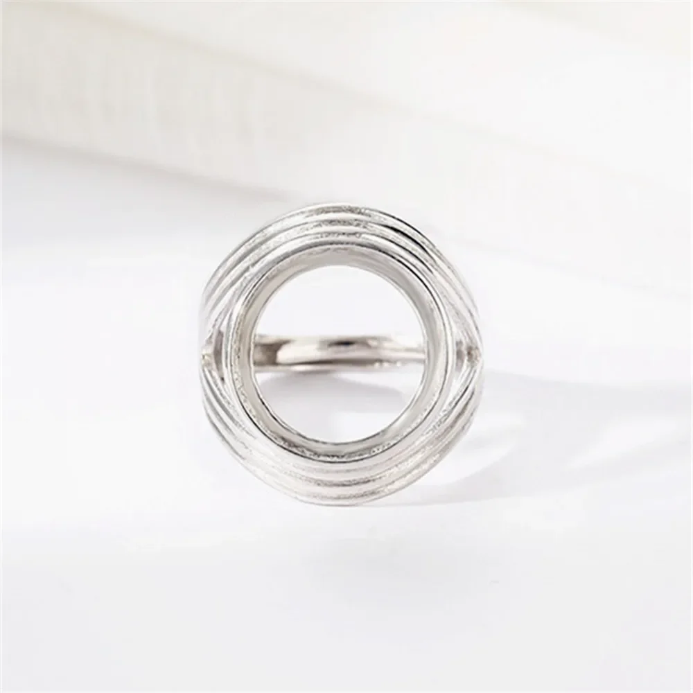 Ring Setting for 14x14mm Round Cabochons Ring Base White Gold Plated 925 Silver Adjustable Ring Blank RB189S
Ring Setting for 14x14mm Round Cabochons Ring Base White Gold Plated 925 Silver Adjustable Ring Blank RB189S