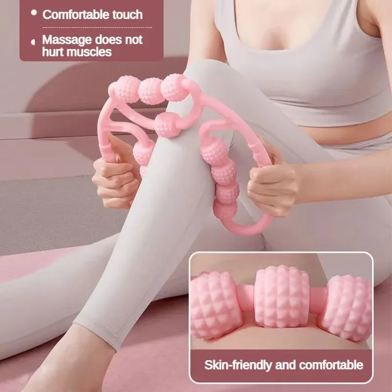 Annular Leg Clamp Massager Relaxing Portable Plastic Leg Roller Roller Bar Yoga 12-wheel Meridian Massager Annular Leg Clamp
Annular Leg Clamp Massager Relaxing Portable Plastic Leg Roller Roller Bar Yoga 12-wheel Meridian Massager Annular Leg Clamp