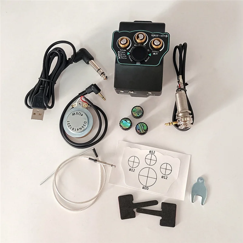 ABVL-Pickup With Enhanced Reverberation, Clear Sound, Delay, And Chorus Effects - Ideal For Guitars, Drums, And Other
ABVL-Pickup With Enhanced Reverberation, Clear Sound, Delay, And Chorus Effects - Ideal For Guitars, Drums, And Other