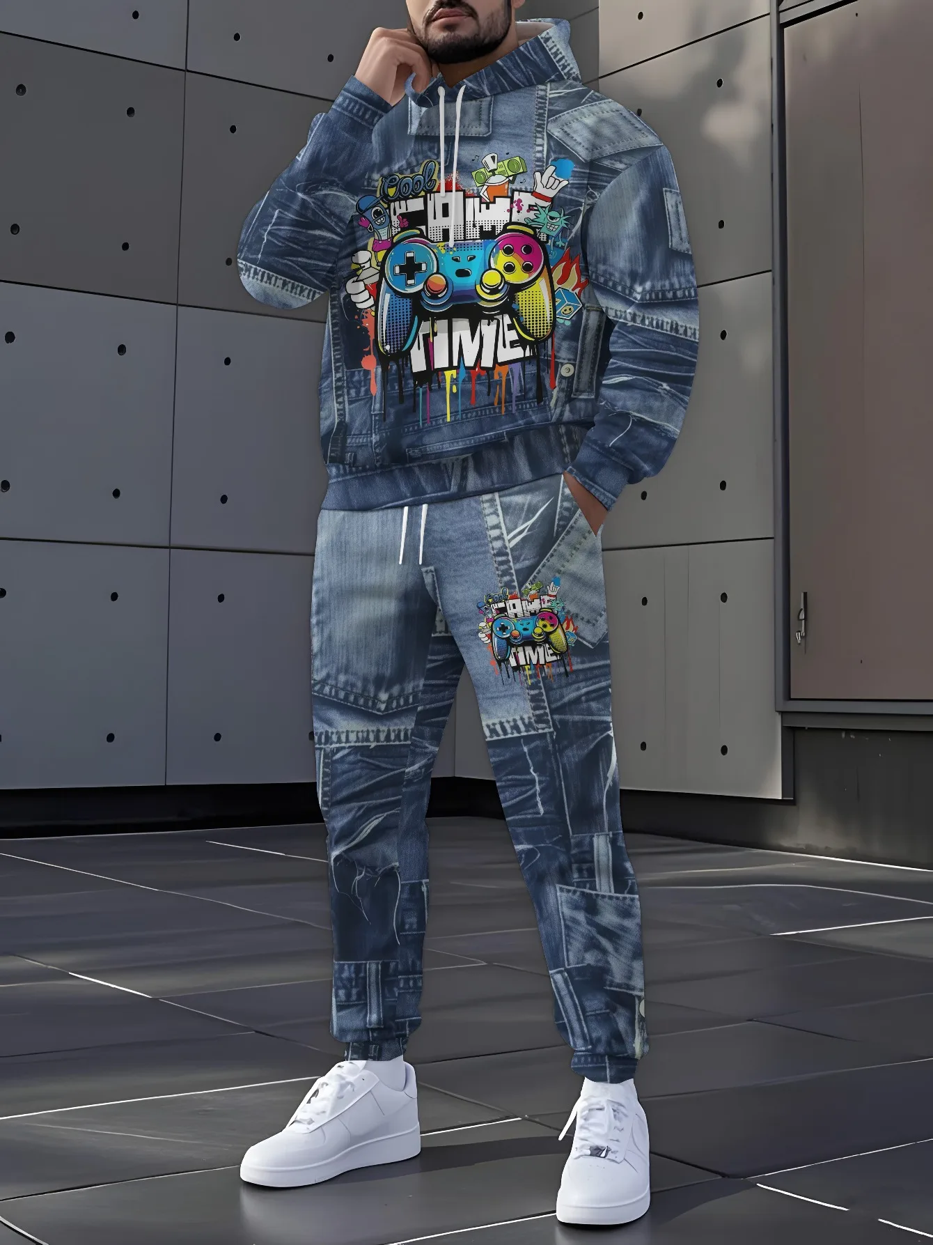 Мужская одежда из 2 предметов. Модные толстовки и брюки. Мужские одинаковые комплекты. Спортивный круглый вырез с принтом, легкая эластичная ткань. Обычный.
Мужская одежда из 2 предметов. Модные толстовки и брюки. Мужские одинаковые комплекты. Спортивный круглый вырез с принтом, легкая эластичная ткань. Обычный.