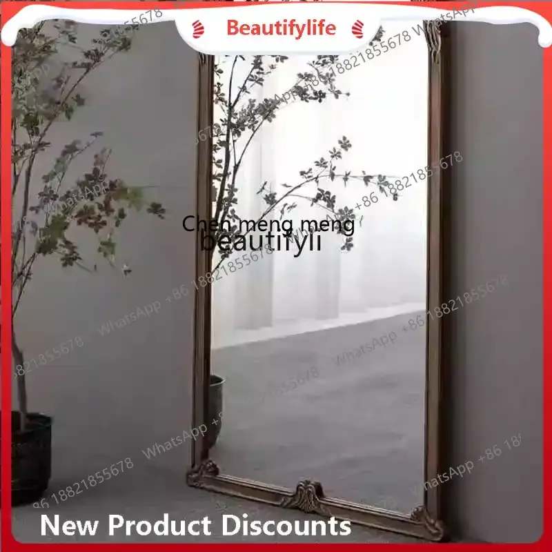 ss8350 American retro carved floor-to-ceiling special-shaped mirror clothing store full-body mirror wall-mounted fitting mirror
ss8350 American retro carved floor-to-ceiling special-shaped mirror clothing store full-body mirror wall-mounted fitting mirror