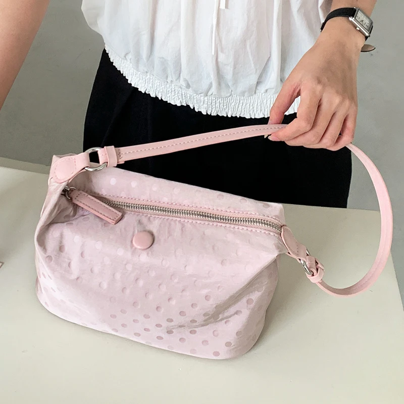 Casual Polka Dot Pattern Small Hobos Bags For Women Luxury Designer Handbag Purses 2026 New In Polyester Underarm Cloth Shoulder
Casual Polka Dot Pattern Small Hobos Bags For Women Luxury Designer Handbag Purses 2026 New In Polyester Underarm Cloth Shoulder