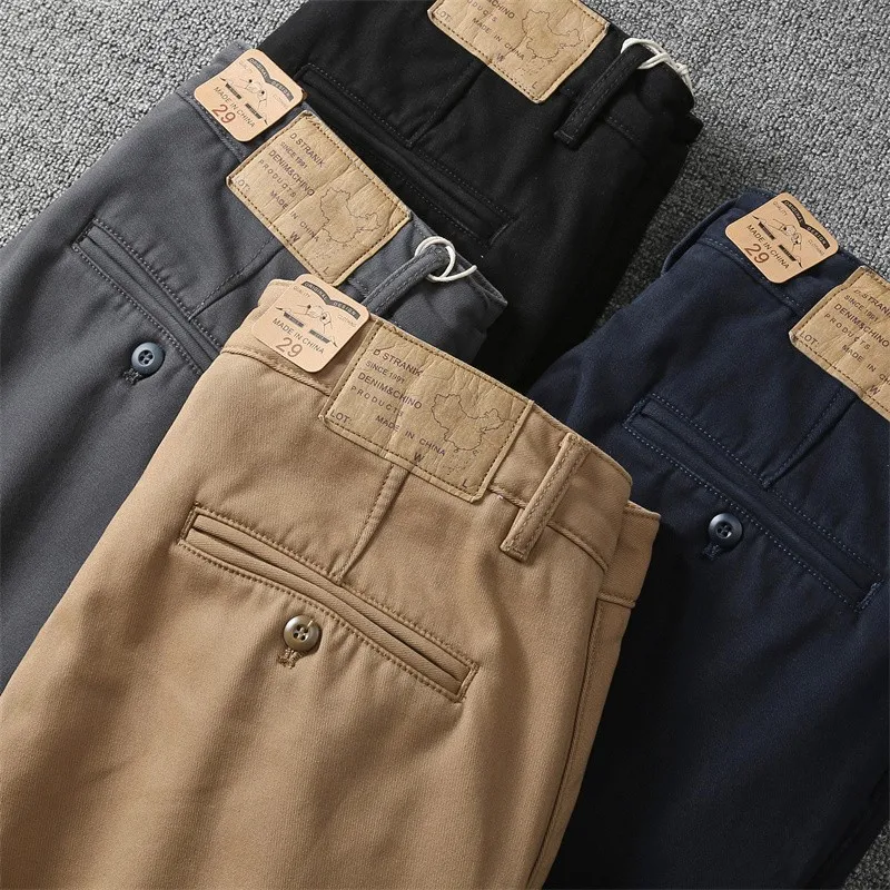 Men's Casual Fce Lined Work Trousers Autumn Winter Wear Resistant Dirt Proof Loose Fit Leisure Pants for Heavy Du Work
Men's Casual Fce Lined Work Trousers Autumn Winter Wear Resistant Dirt Proof Loose Fit Leisure Pants for Heavy Du Work