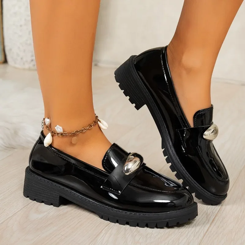 Ladies Shoes 2025 Brand Slip-on Women's High Heels Fashion Metal Decoration Office and Career New Plus Size High Heels Zapatos
Ladies Shoes 2025 Brand Slip-on Women's High Heels Fashion Metal Decoration Office and Career New Plus Size High Heels Zapatos