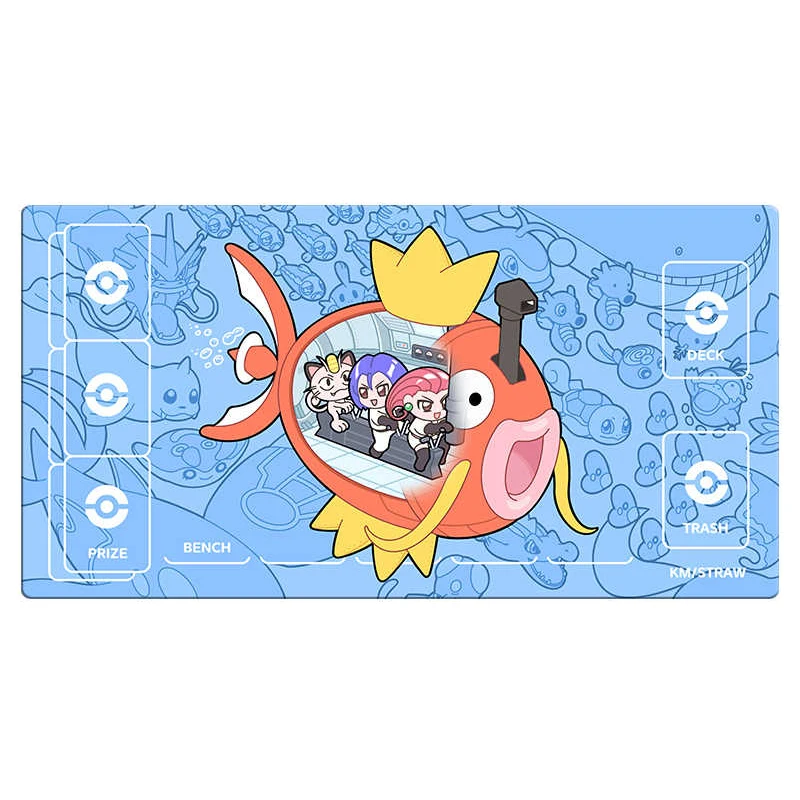 580X300X2Mm Diy Ptcg Magikarp Rocket Team Card Game Table Mat Ptcg Board Game Card Battle Mat Anime Gift Delivery Storage Bag
580X300X2Mm Diy Ptcg Magikarp Rocket Team Card Game Table Mat Ptcg Board Game Card Battle Mat Anime Gift Delivery Storage Bag