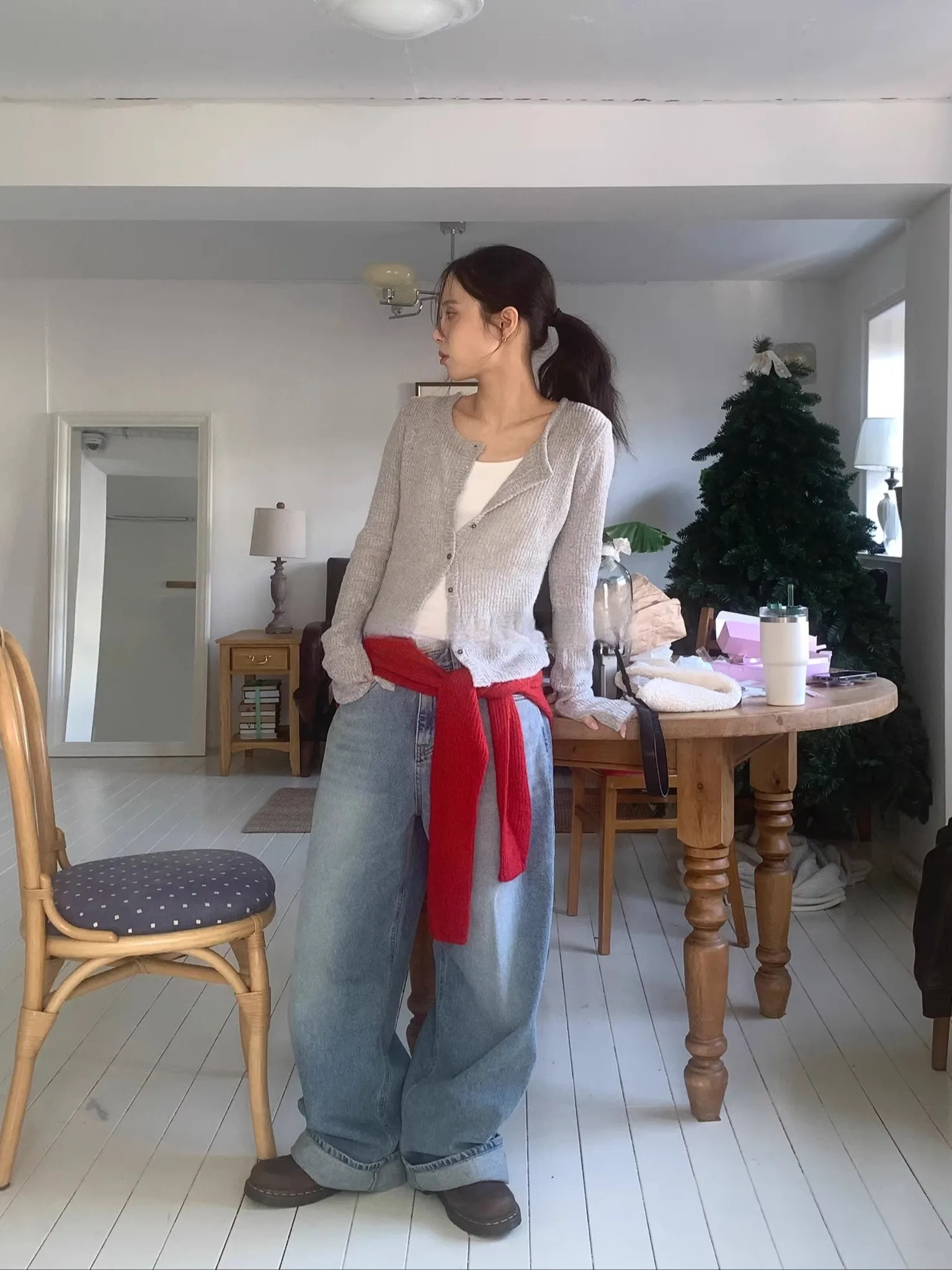 Облегающий вязаный круглый кардиган Ne Unique SEI Retro Street Sle Personali Airy Faionable Ribbed Long Sve Korean Ver...
Облегающий вязаный круглый кардиган Ne Unique SEI Retro Street Sle Personali Airy Faionable Ribbed Long Sve Korean Ver...