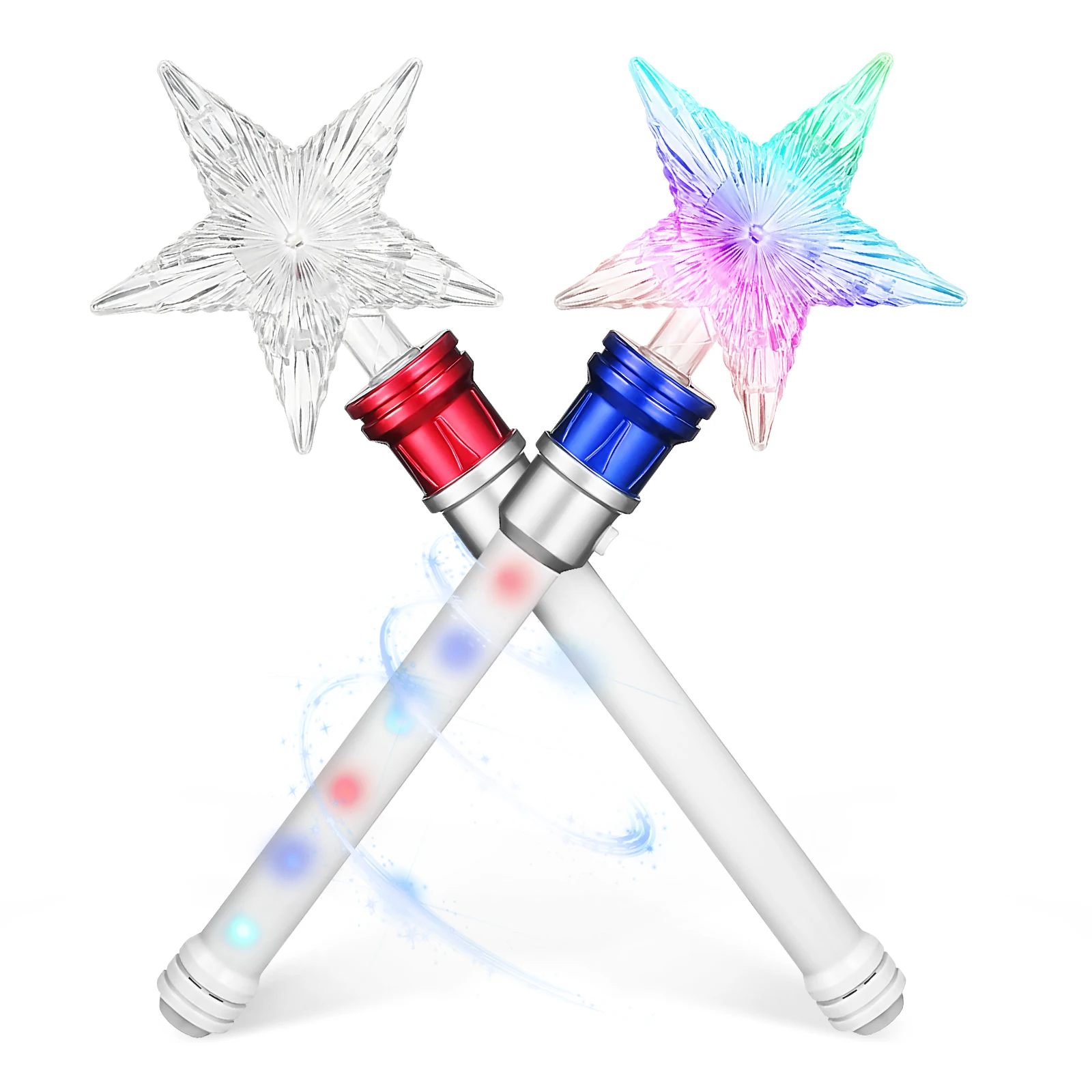 2pcs Led Flashing Glow Stick Light Up Star Glitter Rotating Light Up for Christmas LED Flashing Wands for Girls Star Glow Wands
2pcs Led Flashing Glow Stick Light Up Star Glitter Rotating Light Up for Christmas LED Flashing Wands for Girls Star Glow Wands